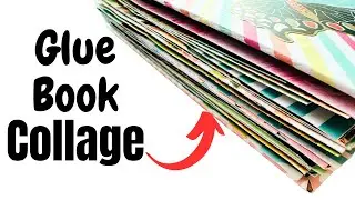 ✂️💥Glue Book Collage💥✂️ Trying to finish this glue book! #gluebook #collage