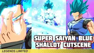 SHALLOT GOES SUPER SAIYAN BLUE! CUTSCENE + GAMEPLAY! ( DRAGON BALL LEGENDS )