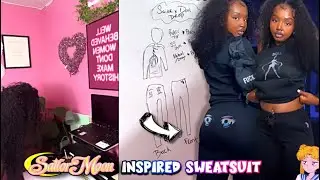 LETS DESIGN A SAILOR MOON 🌙 INSPIRED SWEATSUIT | Anna Doll