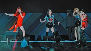 노래 중단된지 모르고 계속 부르는 로제(Rose) 블랙핑크 (BLACKPINK) FOREVER YOUNG @180622 롯데패밀리콘서트 [4k Fancam/직캠]