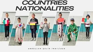 Learn Countries and Nationalities in English - Vocabulary for ESL - İngilizce Ülkeler ve Milletler