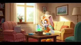 Sonic Cream the Rabbit Growth Potion Comic Giantess Feet Muscle Mommy City Butt Crush AI Fanart