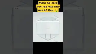 🚀🔥Create Apps in Minutes Without Coding -Make 🤑 with this AI Tool #shorts #viral