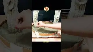 A beautiful fountain construction