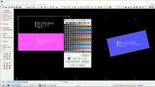 Demonstration of Spaces Macro for DataCAD