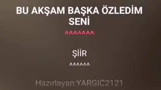 Karaoke yap şiir oku