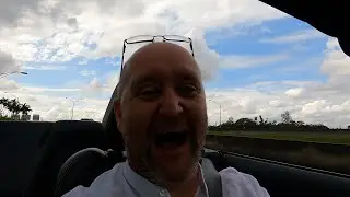 BRIT does FLORIDA Road Trip - Clearwater to MIAMI 4 Hrs in 3 Mins - Time Lapse! Jan '22.