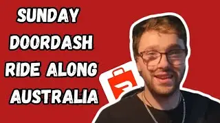 What A Great First Order! | DOORDASH RIDE ALONG SUNDAY NIGHT AUSTRALIA