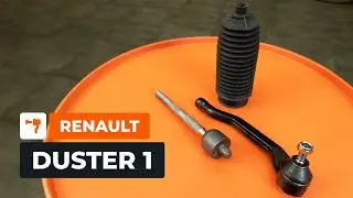 Hoe een binnenste spoorstang en spoorstangeind te vervangen op de RENAULT DUSTER 1 [AUTODOC]