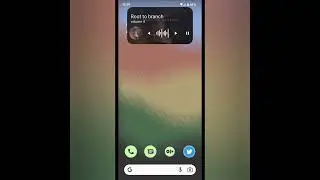 Android dynamic widget/island with Flutter