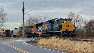 Chasing CSX 4724 Rebuilt SD70MAC on L137