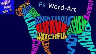 Create a Cat Word Art Shape Design in Photoshop CC
