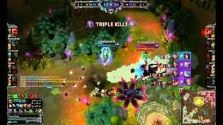 League of legends - Epic Kog maw Quadrakill