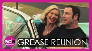 John Travolta & Olivia Newton-John reunite for Christmas