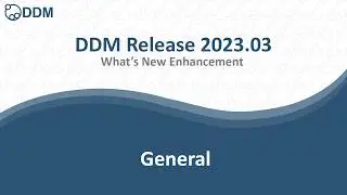 DDM Release 2023.03 - General