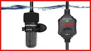 YukiHalu Small Submersible Aquarium Heater, Mini Fish Tank Heater 25W 50W 100W 200W with Built-in