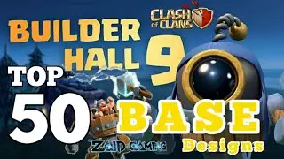 TOP 50 BUILDER HALL 9 BASE + LINKS | BH9 BASE