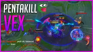 First Vex pentakill in the world? - LoL Twitch Moments #33