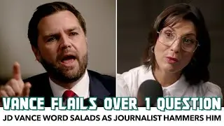 JD Vance Flails As Journalist Hammers Him With A Simple Question