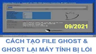 Cách GHOST Lại Máy Tính Bị Lỗi | DW Channel
