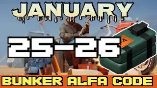 Bunker Alfa code Today JANUARY  25 - 26  2023 LDOE