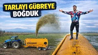 Tarlaya Hayvan Gübresi Atıyorum / New Holland T7040