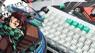 i built a demon slayer keyboard