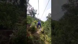 Soaring above Capri on the Monte Solaro Chair Lift  #shorts #capri #chairlift #views_viral