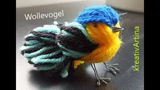 Yarn bird: A cute idea for your spring table