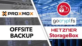 Proxmox verschlüsselte Offsite-Backups mit Hetzner Storage Box erstellen - 1TB unter 4€/Monat