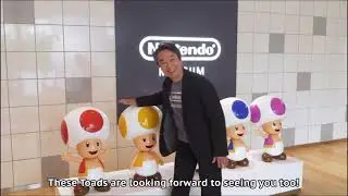 Nintendo Museum Direct Singing Toad Bobble Heads