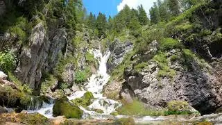 ASMR - 1 Hour Sounds from a a small Waterfall - Very Relaxing