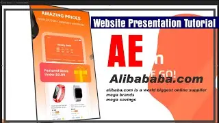 After Effects Website Presntation | Website Promo | Ae Tutorial