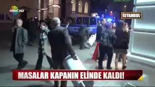 Taksim'de Zabıtanın Kaldırım İşgali Denetiminde Gerginlik