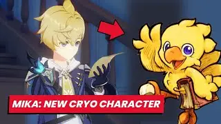 MIKA: NEW CRYO CHARACTER REVEALED 🐤 Genshin Impact 3.1 Sumeru Desert Update 