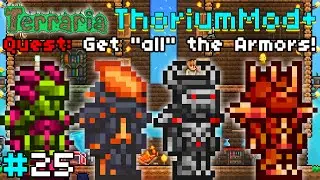 DANGER, DARKSTEEL, MAGMA & OBSI ARMOR! - Terraria Mod: ThoriumMod+ #25 | Quest: Get 