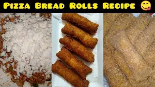 Bread Roll - Pizza Bread Roll Recipe | Ramadan Special | Make & Freeze Recipe | Kids Lunch Recipe