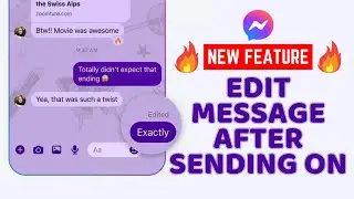 How To Edit Sent Message On Messenger After Sending