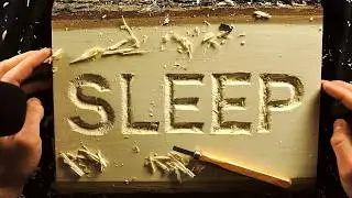 Wood carving (no talking ASMR)