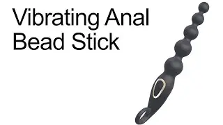 Vibrating Anal Bead Stick