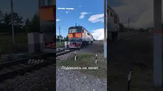 Тепловоз поприветствовал