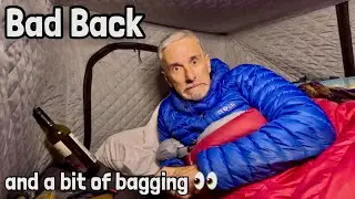A Night in My TentBox with a Bad Back & A Bit of Secret Bagging 👀
