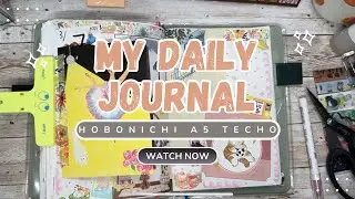 Journal With Me | Creative Journaling in my Hobonichi a5 Notebook🩰💗