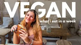 (uk vegan) what i eat in a busy week