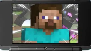 I TRIED to FINISH MINECRAFT, but on 3DS... (horrible)