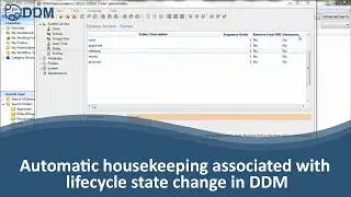 DDM PDM / PLM - Automatic housekeeping associated with lifecycle state change