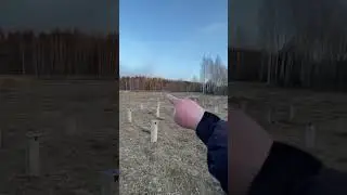 Готов свайный забивной фундамент под каркасный дом. Выгружаем пиломатериал. Минский район