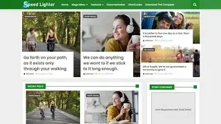 Speed ​​Lighter Blogger Template. | blog-templates.com
