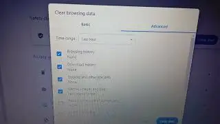 Clear search history on Google chrome