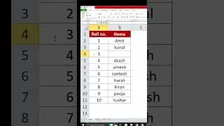 Shortcut Key of Insert Row in Excel